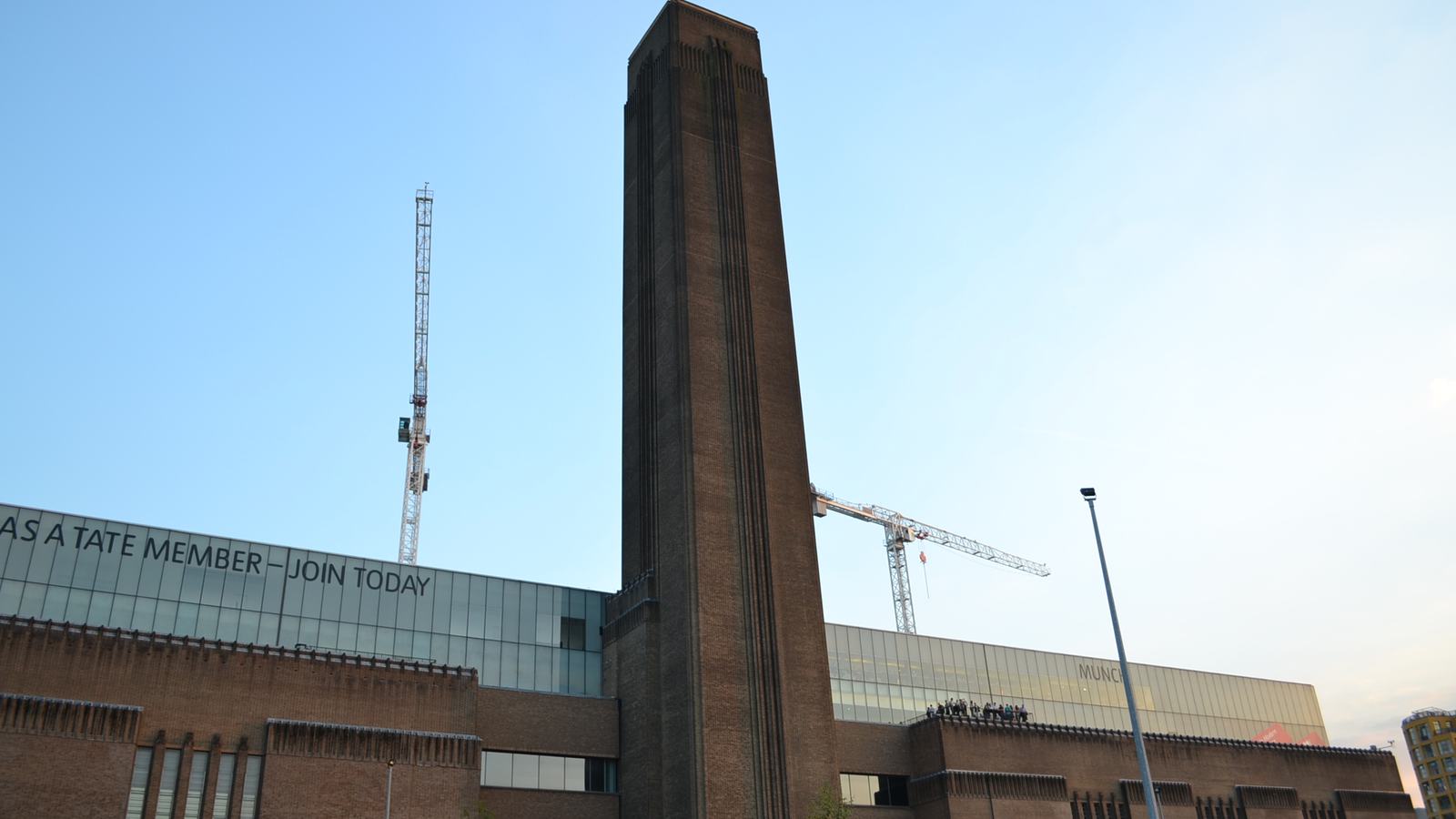 Tate Modern in London, a former power station adapted as an art museum