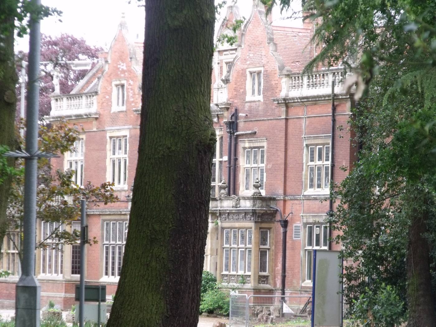 A glazed conservatory added to the east side of Tudor Grange House, Solihull