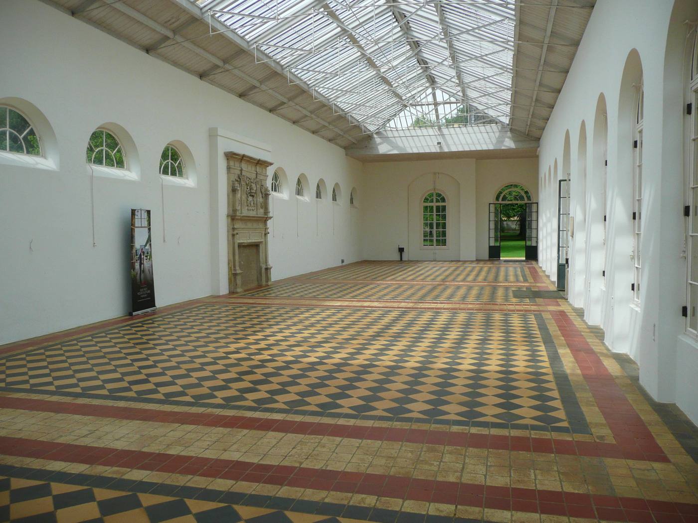Daylight from above in the orangery at Wrest Park — the principle behind every good rooflight