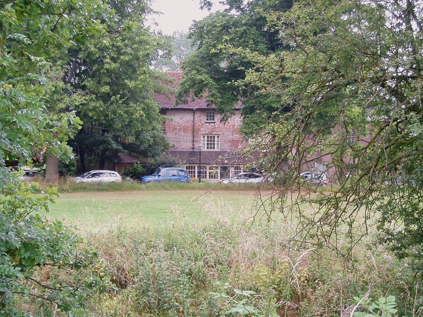 The Charterhouse in Coventry, seen from the River Sherbourne side