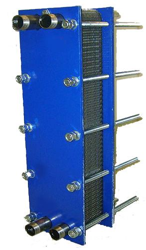 A plate heat exchanger that acts as a recuperator in air handling units