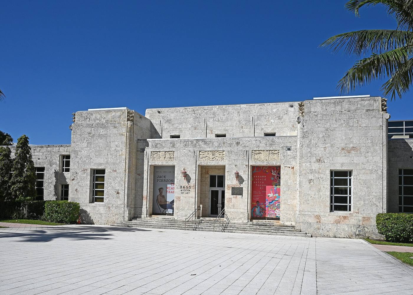 The Bass Museum of Art building in Miami Beach, Florida