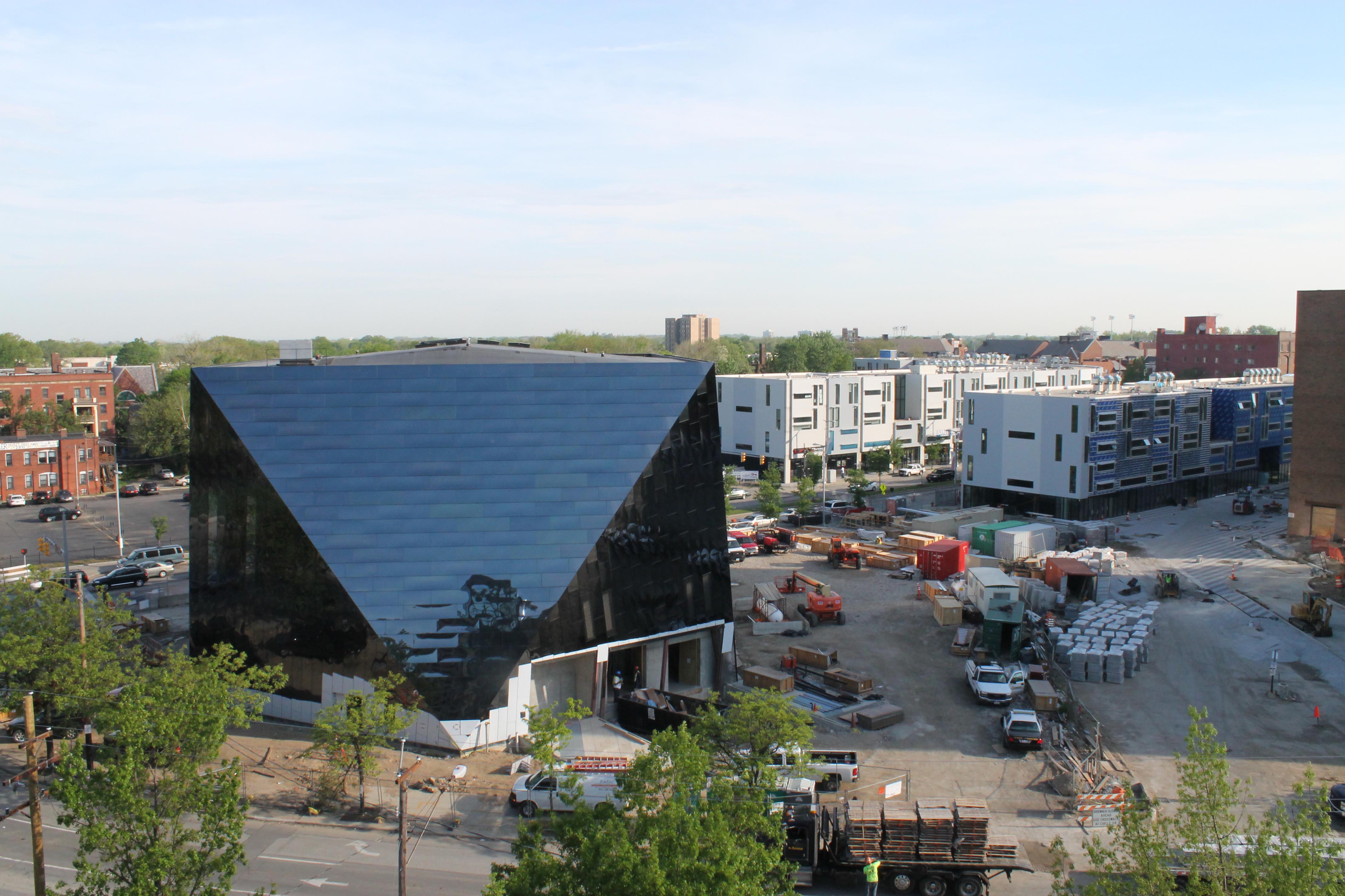 Museum of Contemporary Art Cleveland by Farshid Moussavi Architecture under construction in May 2012