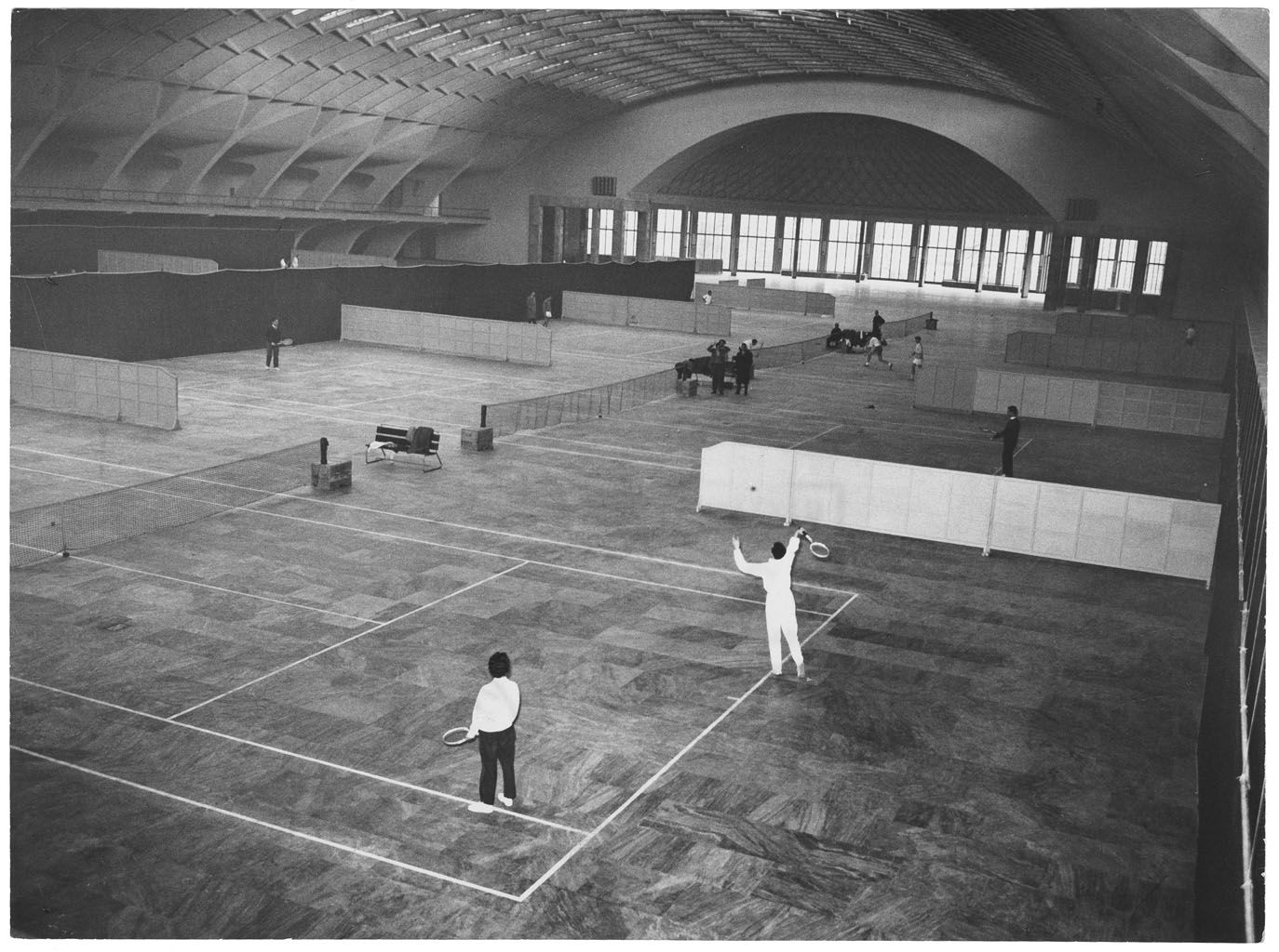 Nervi's ribbed concrete vault of the Turin Exhibition Hall (1947–48)
