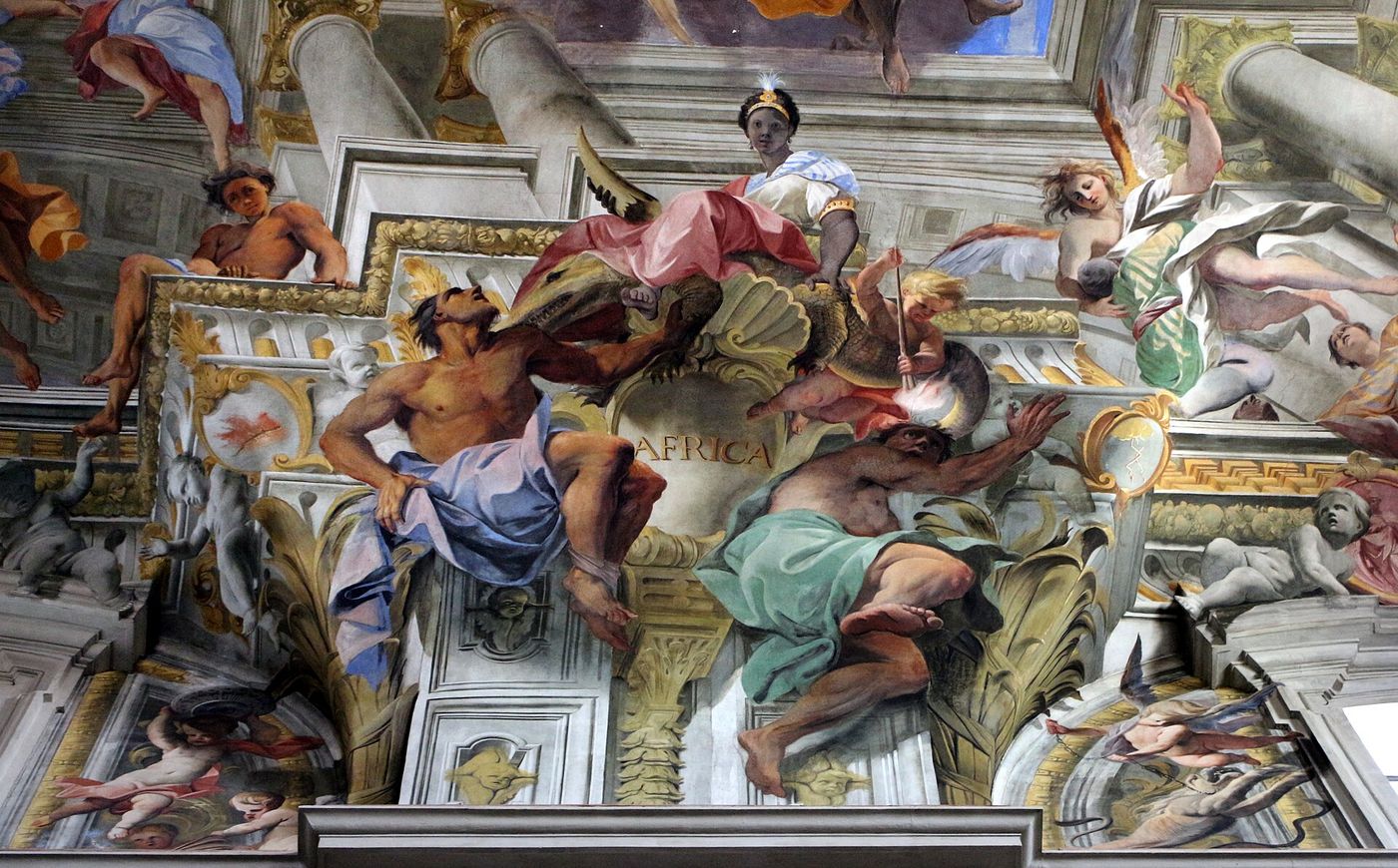 Andrea Pozzo's painted vault of Sant'Ignazio in Rome, a fictive architecture in fresco