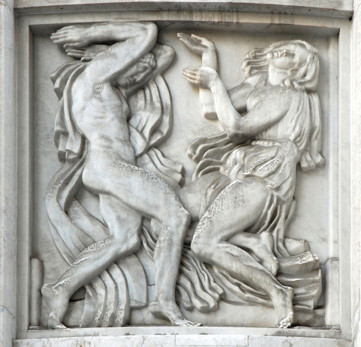 Antoine Bourdelle's relief La Danse on the Théâtre des Champs-Élysées in Paris
