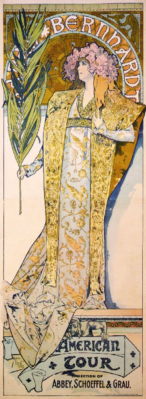 A poster by Alphonse Mucha