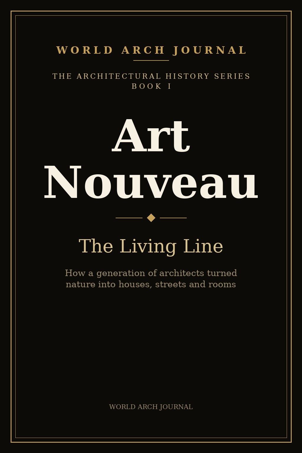 Art Nouveau: The Living Line — book cover