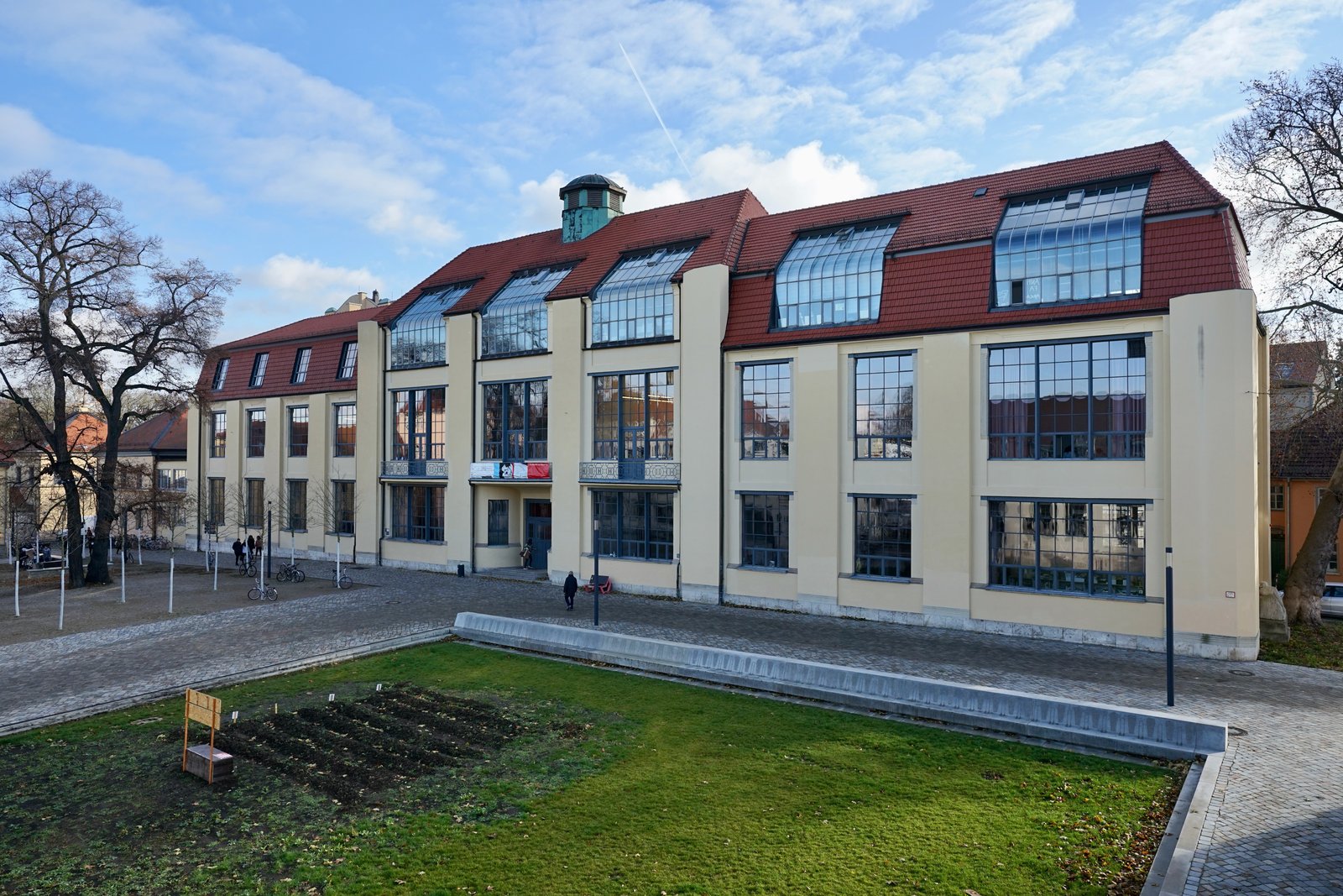 The Bauhaus university buildings in Weimar, the former art school and arts-and-crafts school