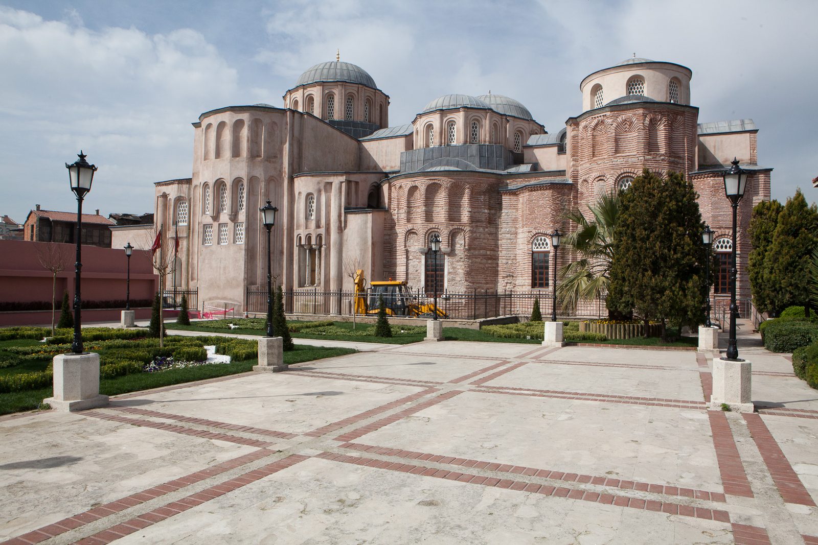 The Pantokrator Monastery (Zeyrek Mosque) in Istanbul, its three domed churches