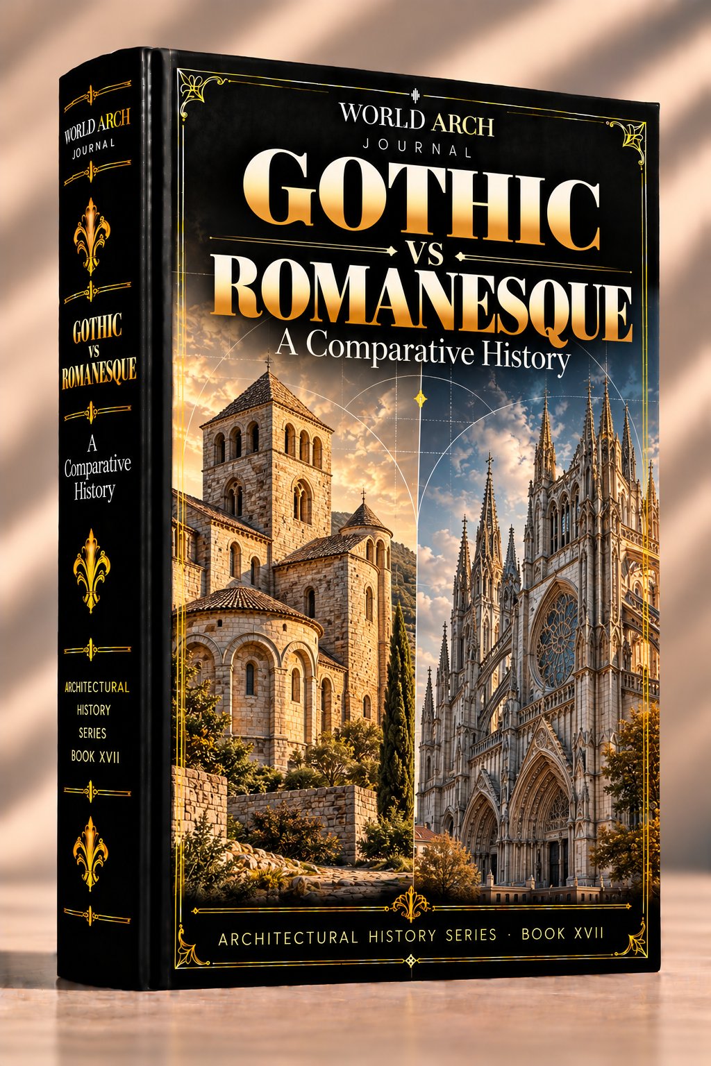 Gothic vs Romanesque: A Comparative History — book cover