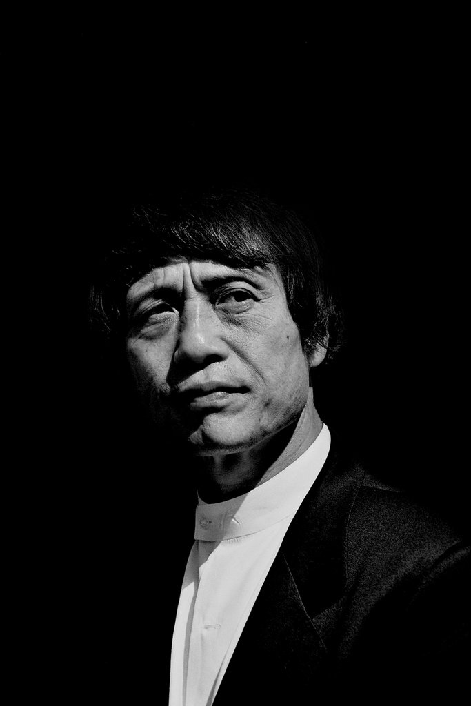 Portrait of Tadao Ando, architect of the Church of the Light
