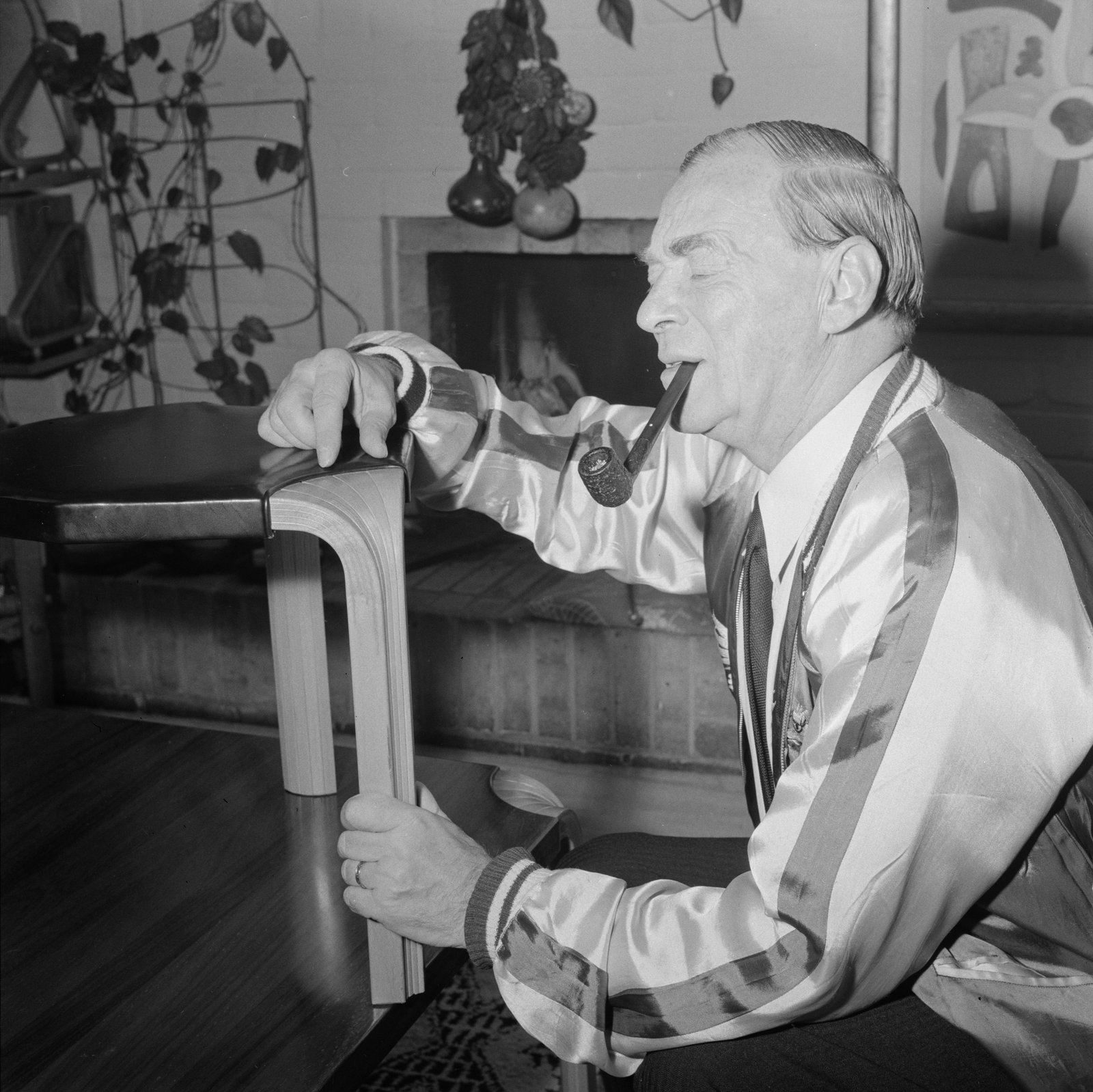 Portrait of Alvar Aalto, architect of Villa Mairea and Paimio
