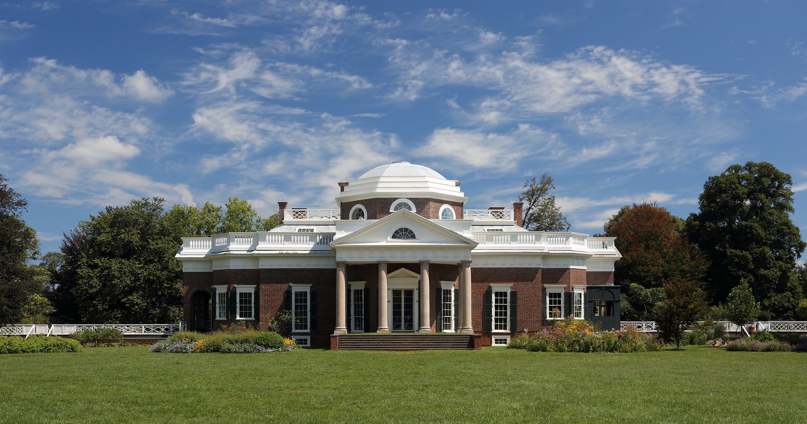Monticello, Thomas Jefferson's domed house in Virginia