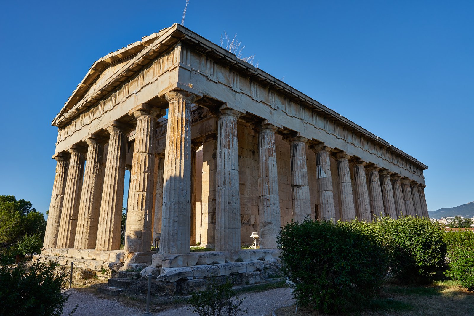 The Temple of Hephaestus, the Theseion, in Athens