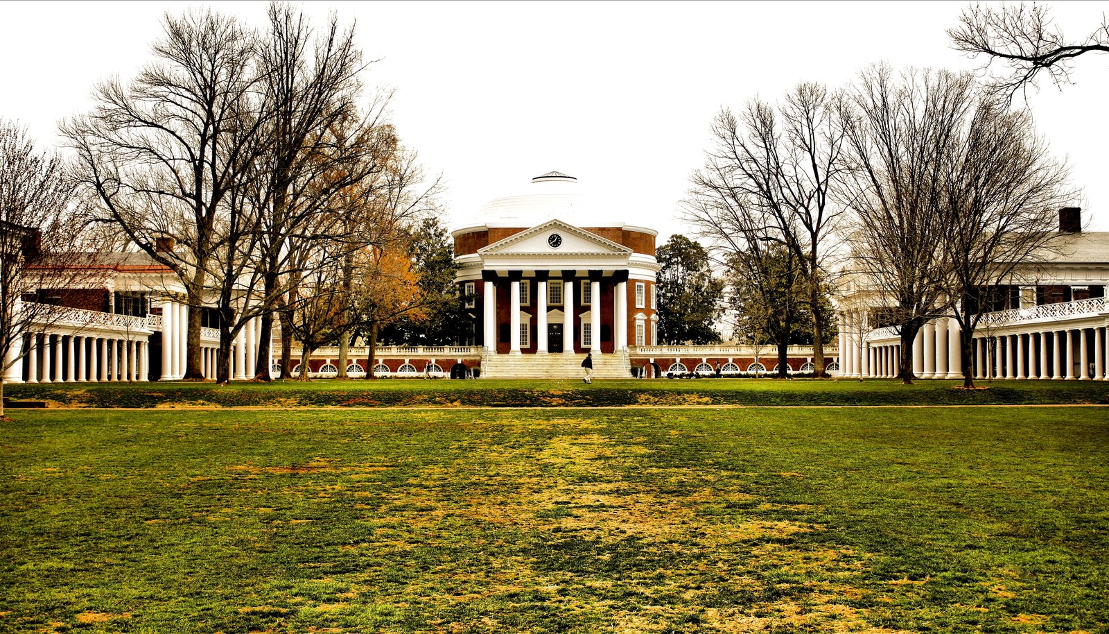 The Rotunda and the Lawn at the University of Virginia