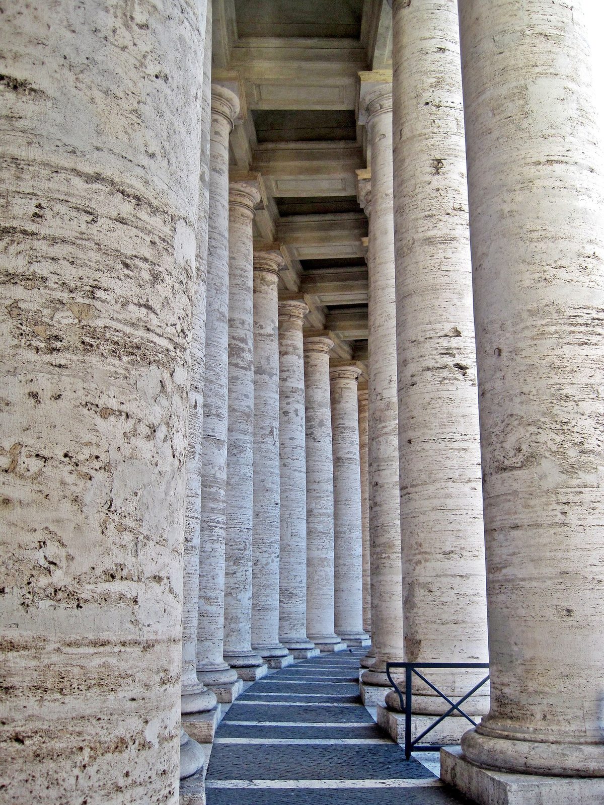 St Peter's Square in Rome, Bernini's great oval colonnade