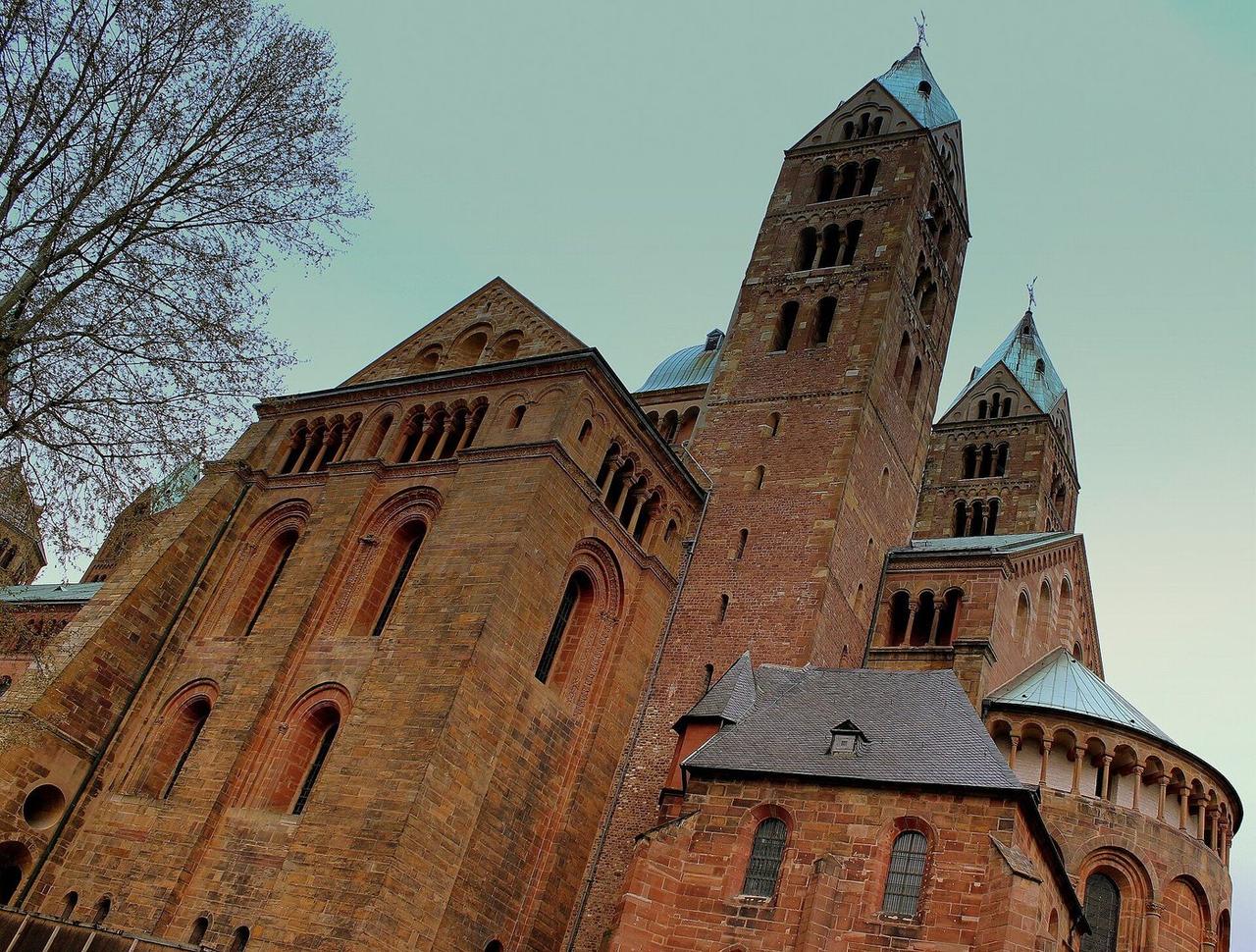 The east end and towers of Speyer Cathedral