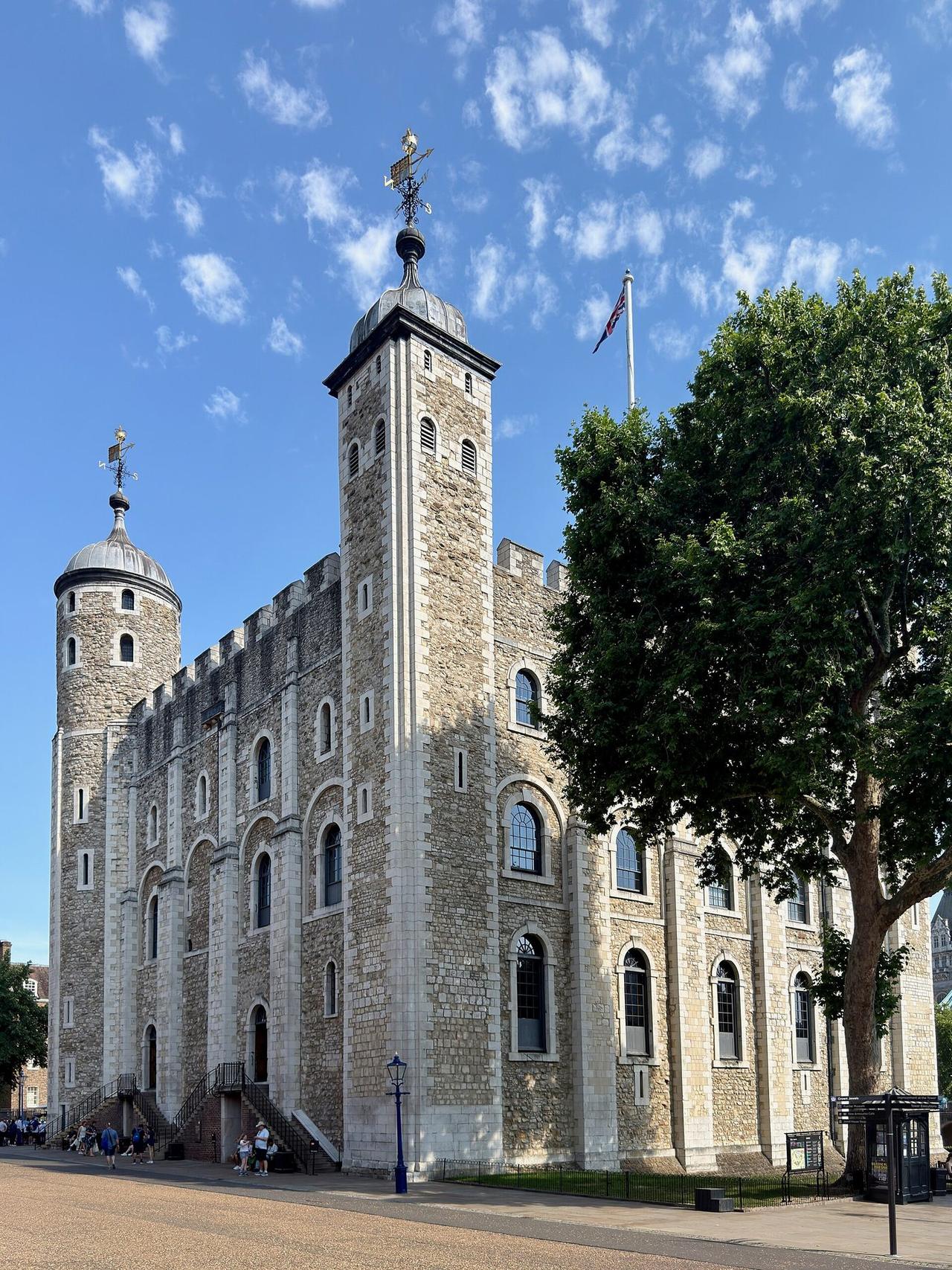The White Tower at the Tower of London