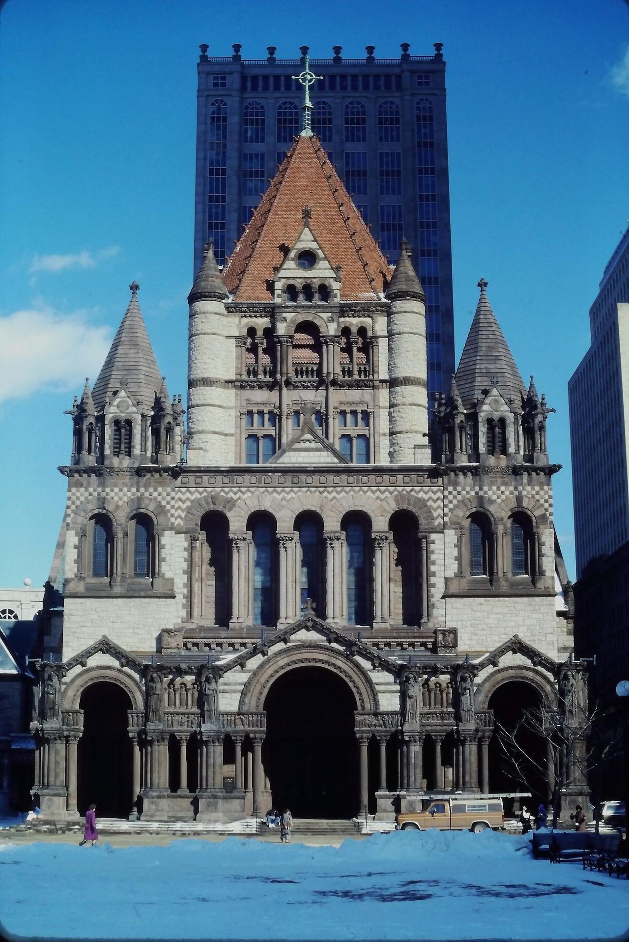 The west front of Trinity Church, Boston, by H. H. Richardson