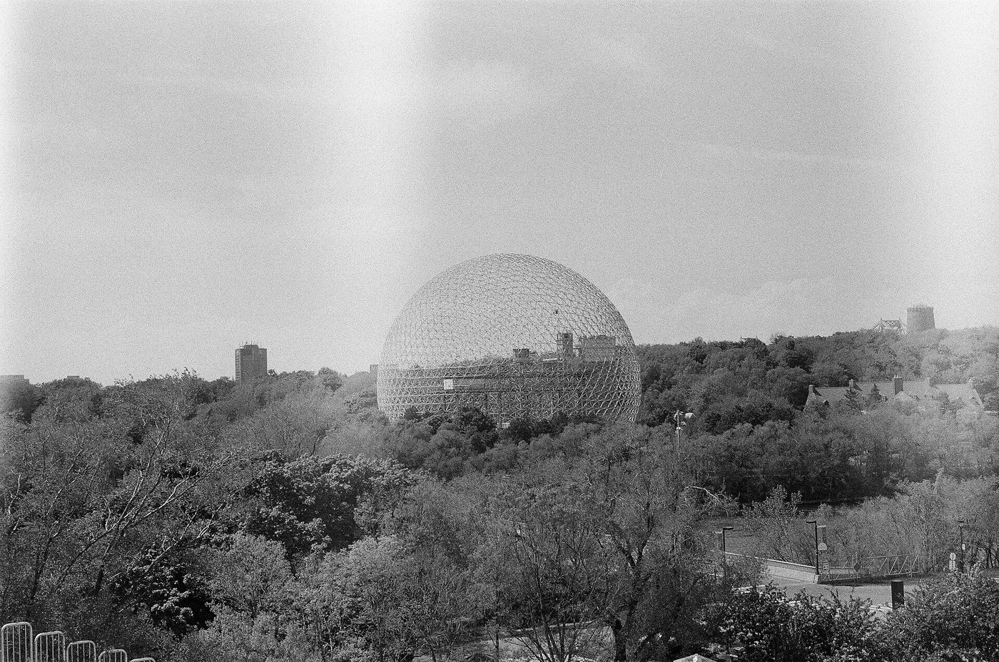 The Montreal Biosphere, Buckminster Fuller's geodesic dome built for Expo 67