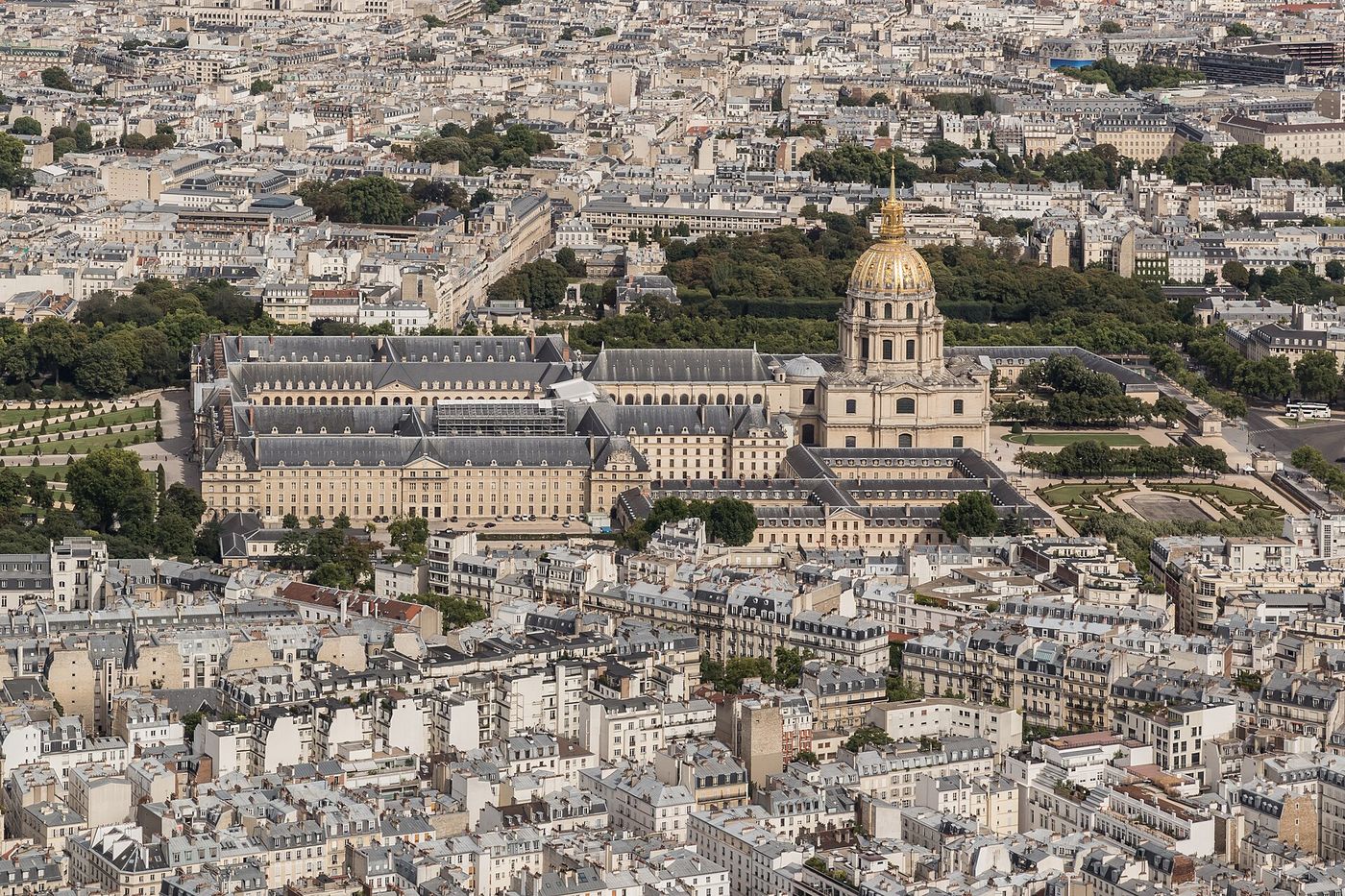 The Dome of Les Invalides in Paris