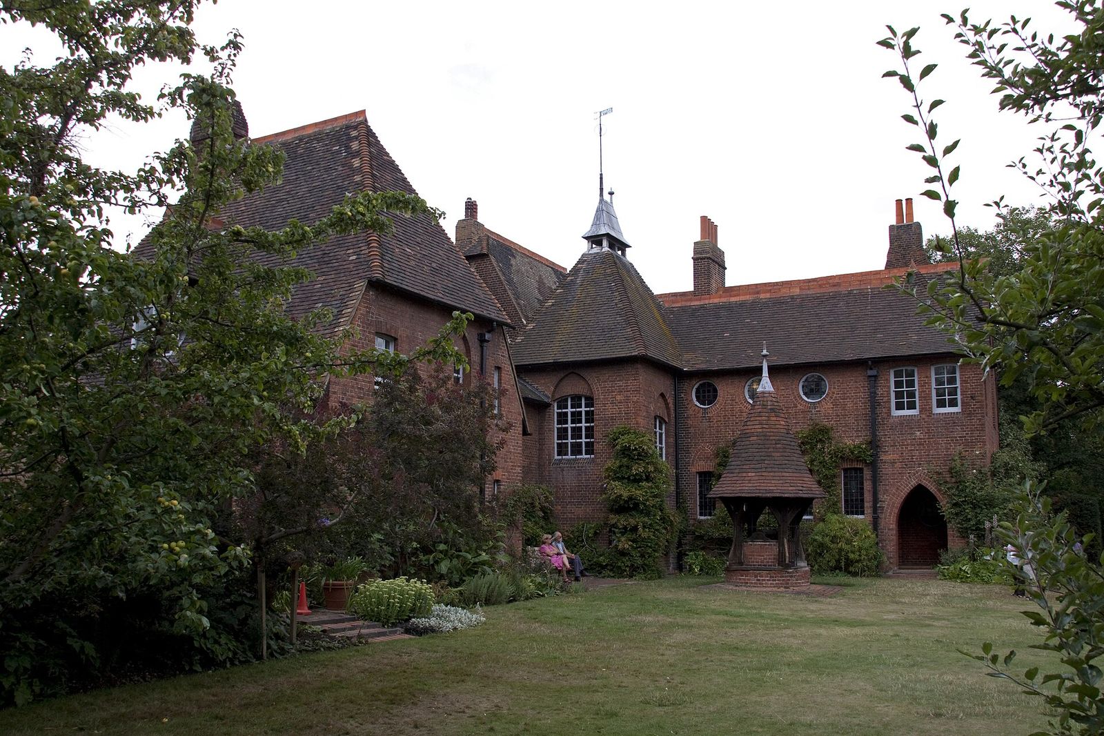 The Red House at Bexleyheath, William Morris's house by Philip Webb, seen from the garden