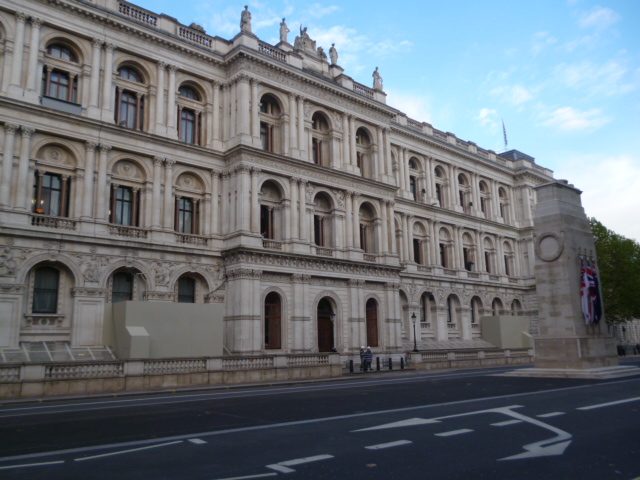 The Foreign Office on Whitehall: Scott's Italianate palazzo front of Portland stone
