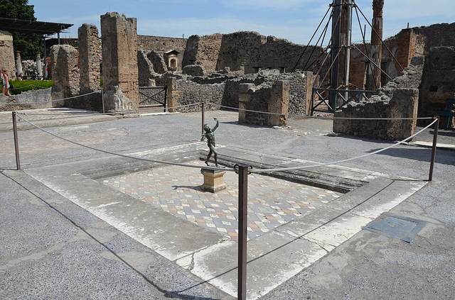 Atrium of a Roman domus at Pompeii
