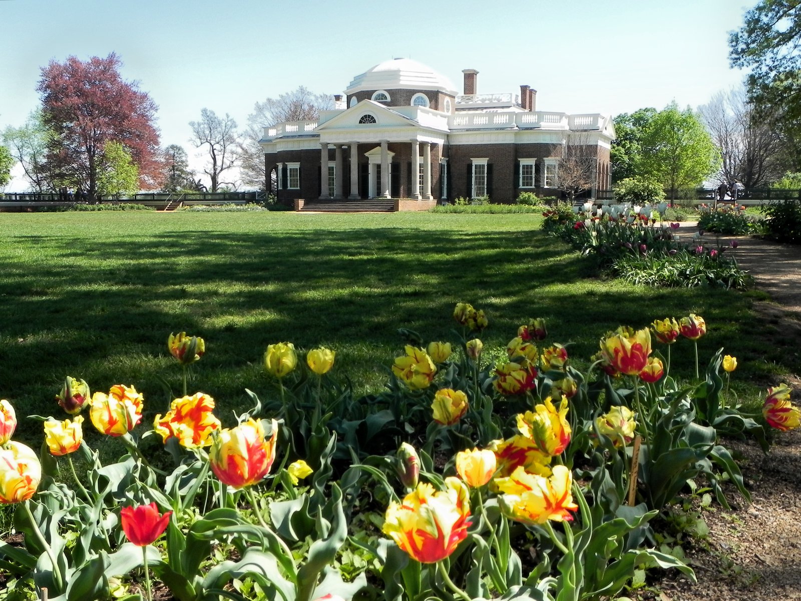 Monticello, Jefferson's domed house in Virginia