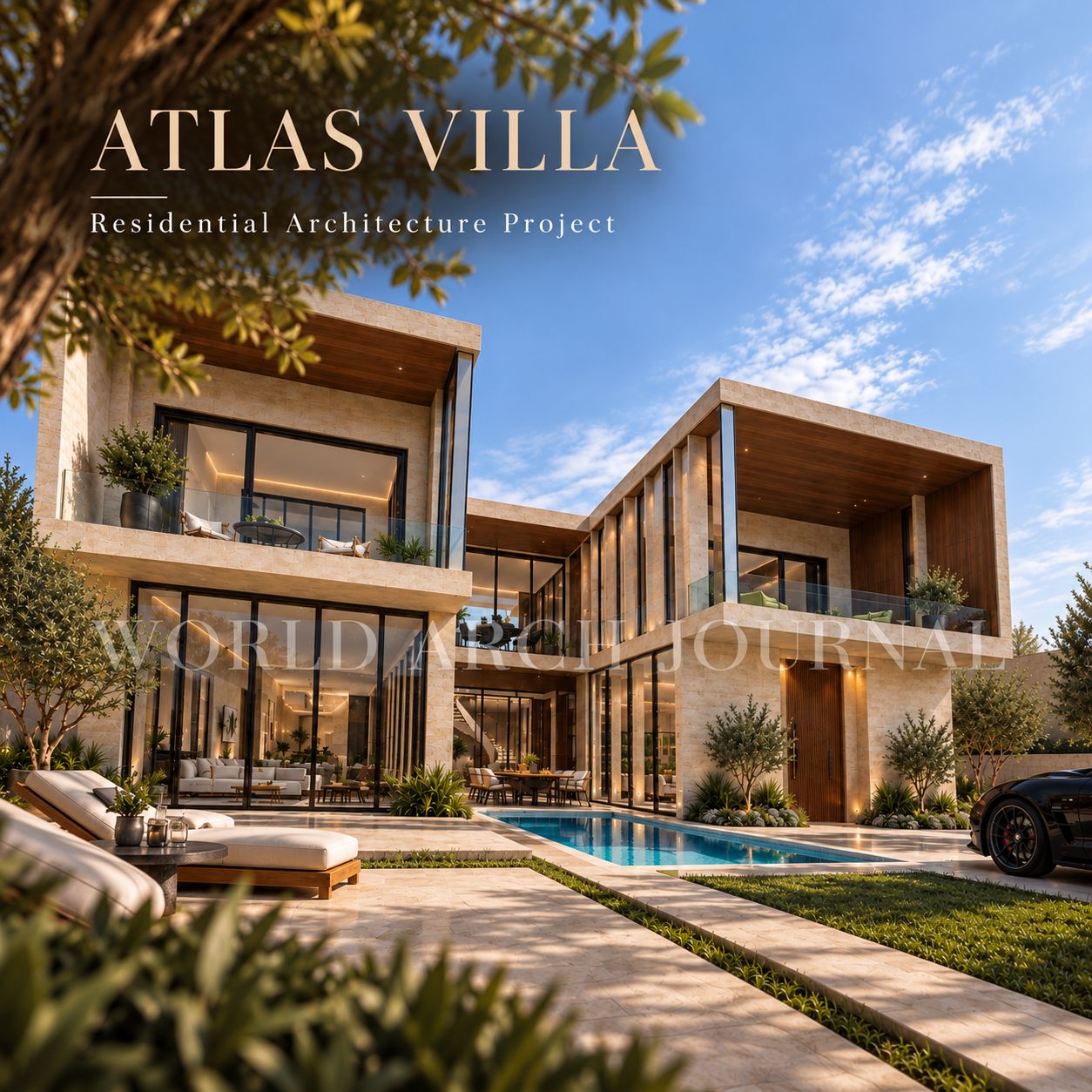 Atlas Villa residential architecture design study