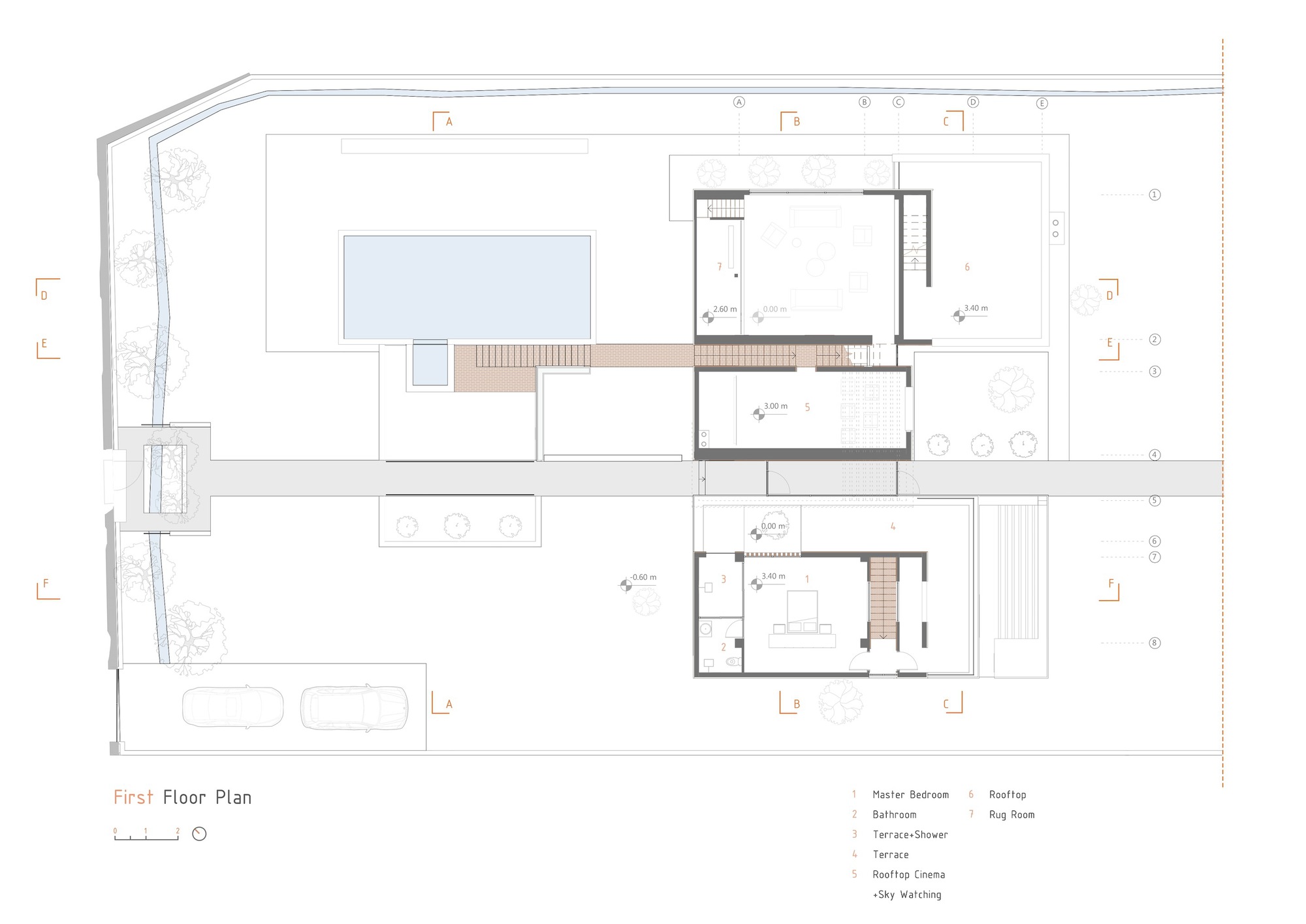 Narbon Villa First Floor Plan