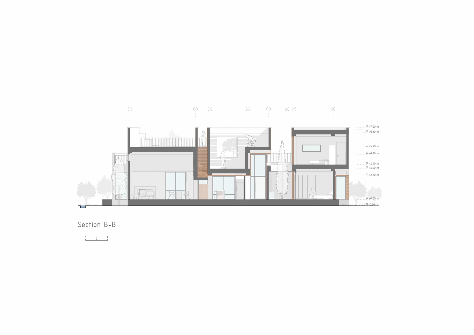 Narbon Villa Section B-B