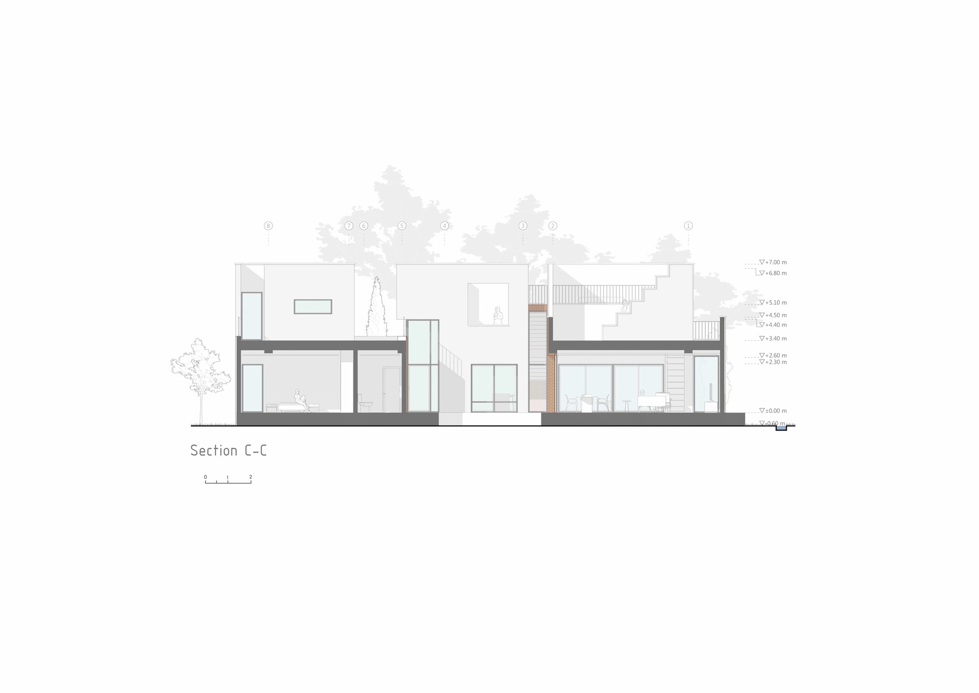 Narbon Villa Section C-C