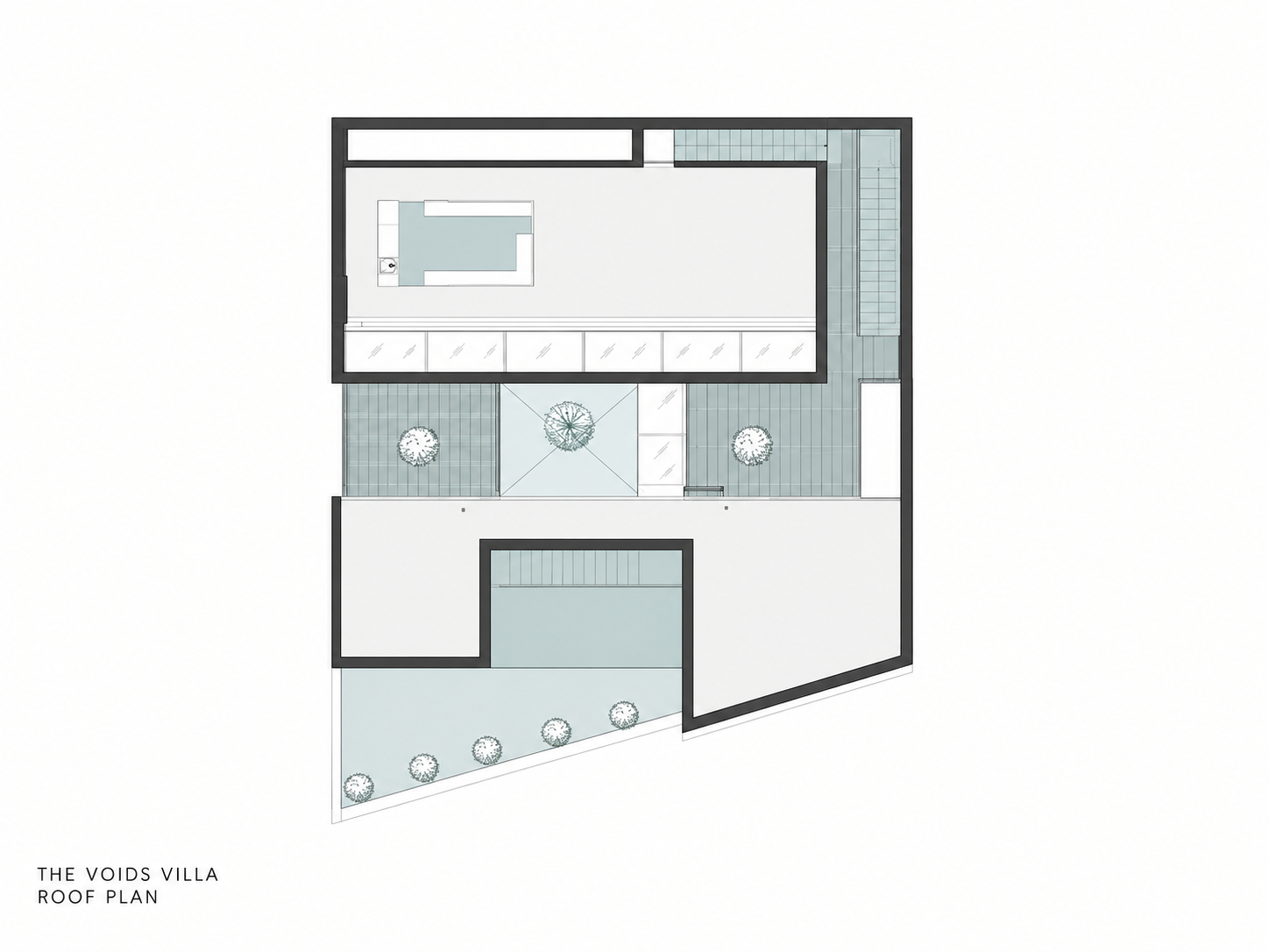 The Voids Villa Roof Plan