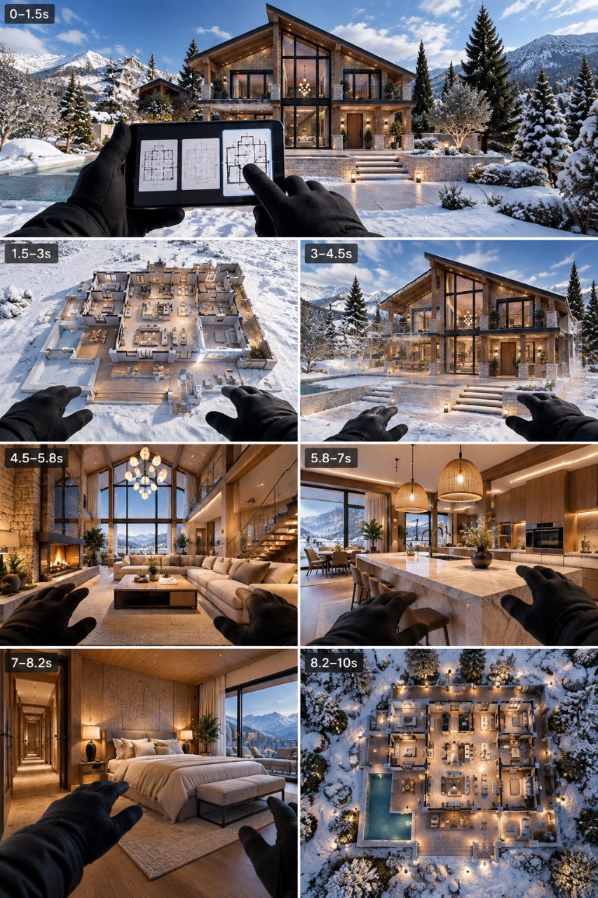 Plan 3 Winter House — First-Person Video Example